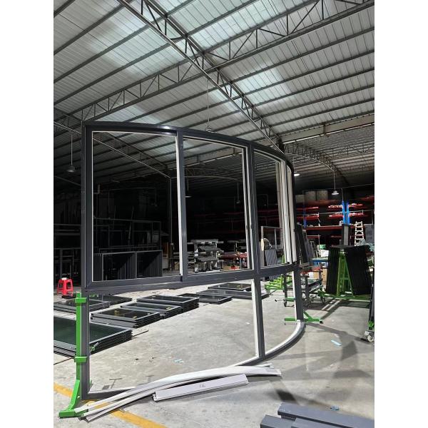 Quality Durable Aluminium Sliding Windows Powder Coated Sliding Screen Netting Optional for sale