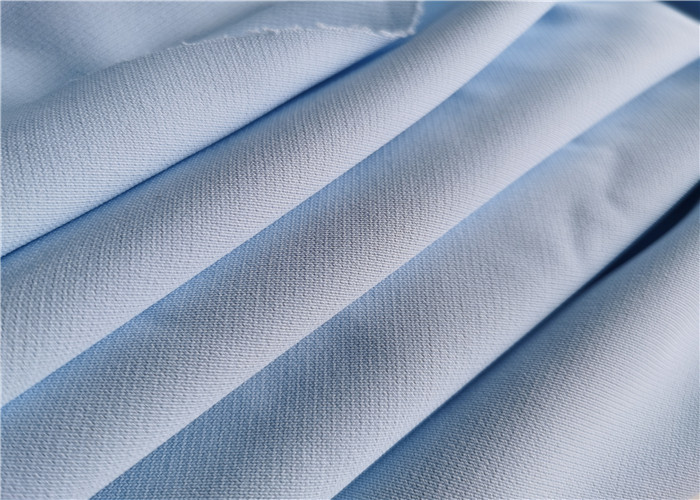 China Knitted 160cm Polyester Twill Fabric For Medical Work Wear factory