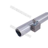 China AL-68 Casting Aluminium Tube Joints Connector Sliver Color For Warehouse Rack ADC-12 factory