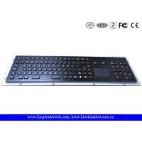 China IP65 Rated Black Metal Keyboard With Touch Pad,Function Keys And Number Keypad factory