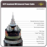 Quality XLPE Insulated Armoured Electrical Cable , Galvanized Steel Wire Armoured Cable for sale