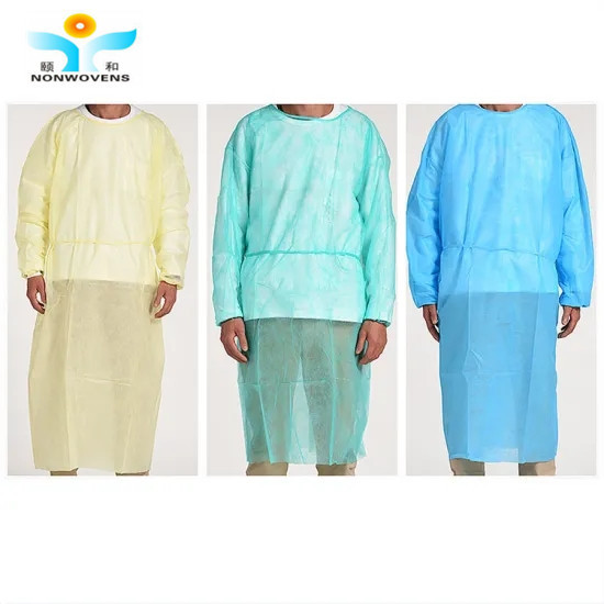 Quality Dustproof Disposable Isolation Gown With Cuff Lightweight for sale