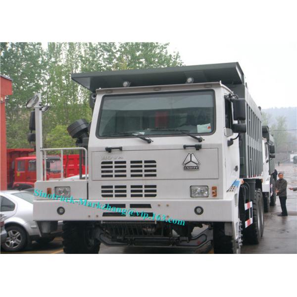 Quality Mining Industrial Dump Truck , 70T Earth Mover Dump Truck ZZ5707V3840CJ for sale