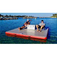 China PVC Inflatable Island Floating Yoga Mat Inflatable Swim Platform Raft factory