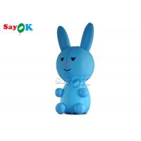 China 3m Inflatable Cartoon Characters Jumbo Blow Up Blue Bunny factory