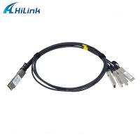 China Customized Passive Direct Attach Copper Cable 40G QSFP+ to 4x10G SFP+ factory