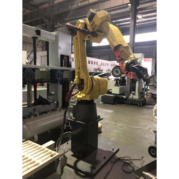 Quality Automatic Robotic Grinding Cell , Robotic Deburring Machine For Hardware Fitting for sale