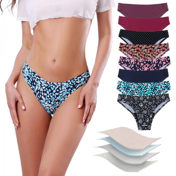 Quality Seamless Teen Period Panties Teenagers Wearing Briefs Laser Cut Low Waist 4 for sale