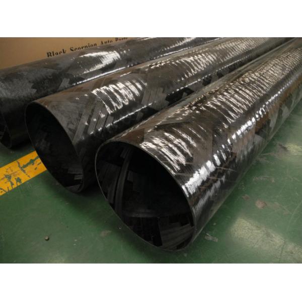 Quality High strength winding process Filament Wound Carbon Fiber Tube Size Customized for sale
