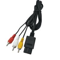 China 6ft Gamecube Audio Video Cable , AV Composite Cord For Nintendo 64 N64 for sale