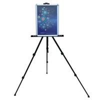 China Light Weight Tripod Graphic Banner Stand Aluminum Poster Easel Art Easel factory