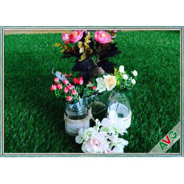 Quality High Density Indoor Artificial Turf , Weather Resistant Landscaping Synthetic Grass for sale