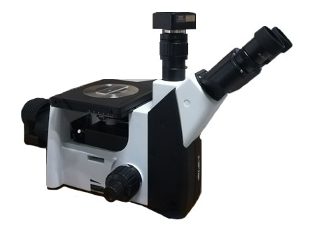Quality 50X-1000X  Inverted Optical Microscope Metallurgical WF PL10X Trinocular for sale
