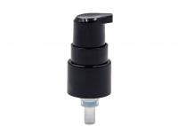 China Black Plastic Treatment Pump Cosmetic Lotions Cream Pump Dispenser factory