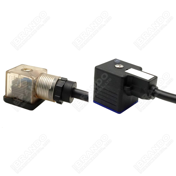 DIN43650A Solenoid Valve Coil Connector Transparent DIN 43650 Form A 5