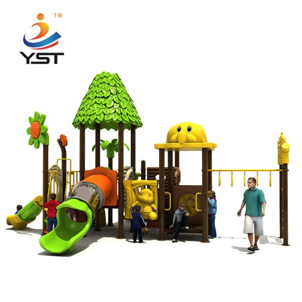Quality Interesting Kids Outdoor Play Slide Galvanized Steel Pipe Easy Installation for sale