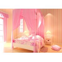 China Lovely Embossed Kids Bedroom Wallpaper , Colorful Childrens Striped Wallpaper for sale