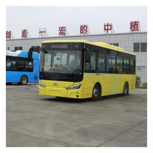 Quality 8M LHD Green Power Pure Electric Bus With Monocoque Body Frame for sale