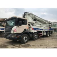 Quality 170m3/H 50m Boom Concrete Truck Heavy Duty With 6 Boom Section for sale