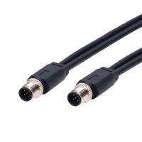 Quality 5 Pin Waterproof Connector Male To Male Molding Straight Connector With Cable for sale