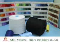 China White / Black 100 Spun Polyester Yarn , Polyester Thread For Sewing Machine 40s/2 factory