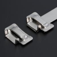 Quality Ear Lock 304 Stainless Steel Banding Buckle Heat Resistant Metal Strap Buckle 1 for sale