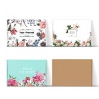 china 250gsm 18*11*5cm Gloss Lamination Floral Paper Box For Clothes