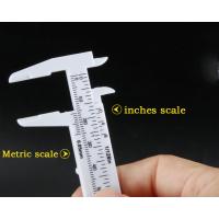 China 0-80mm Plastic Vernier Caliper Eyebrow Measuring Tool Slide Scale Eyebrow Shape Ruler For Permanent Makeup factory