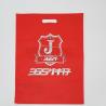 China Promotional D-cut Non Woven Carry Tote Bags With Customized Logo For garment factory