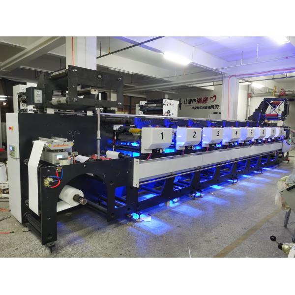 Quality Roll To Roll Flexo Printing Machine 380v Label Die Cutting  150m/min for sale