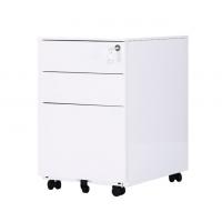 China Offic Steel Storage Mobile File Cabinets 3 Drawer Pedestal Movable Mobile Cupboard factory