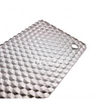 China Extruded Textured Clear Acrylic Sheet PMMA Stone Grain Decorative Acrylic Panels factory