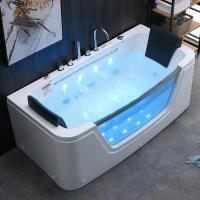 China 1 People Indoor Jacuzzi Bathtub Combo Massage With Double Pillow factory