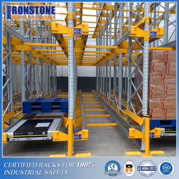 Quality Battery Powered Warehouse Radio Shuttle Pallet Racking System With  Significant Efficiency Gains for sale