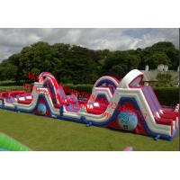 China Inflatable Outdoor Play Equipment Inflatable Obstacle Courses for sale