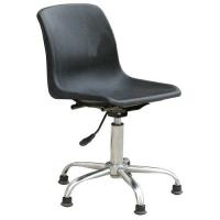 China Black Color Laboratory Chair Plastic ESD Backrest Chair factory