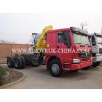 China Reliable Truck Mounted Hoist / LHD 336HP Lorry Mounted Crane For Goods Lift factory