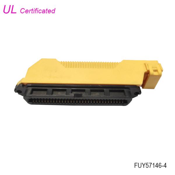 Quality 64 Pin Female Centronic IDC Connector With PBT Insulator Material and Hood for sale