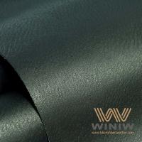 China Harmless Dark Green PU Vinyl Leather For Shoes Lining factory
