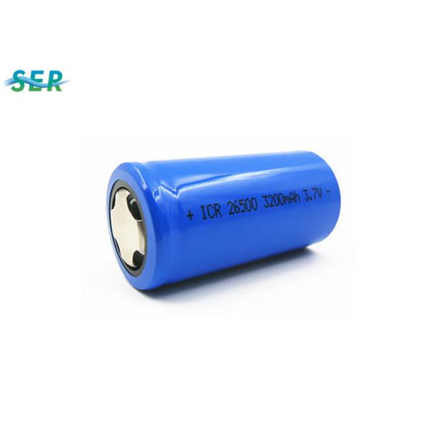 Quality High Capacity Rechargeable Li Ion Battery 3.7V 3200mAh D Size 26500 Cylindrical Cell For Flash Light for sale