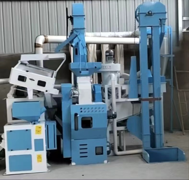 China 18 Ton Per Day Combined Rice Mill Machine Rice Huller Machine Stones Removing Good Performance factory