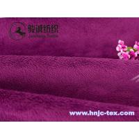 China 100% polyester double sides warm cuddle soft handle velboa fabric for bedding for sale