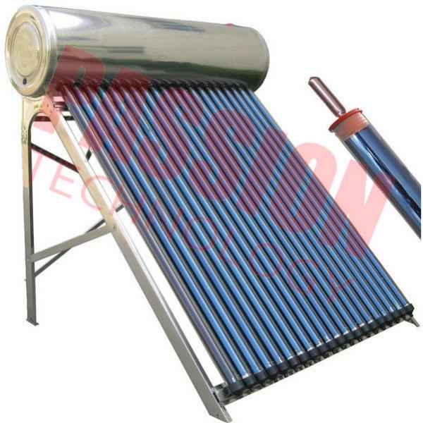 Quality High Pressure Roof Mounted Solar Water Heater With Electric Backup 200L Capacity for sale