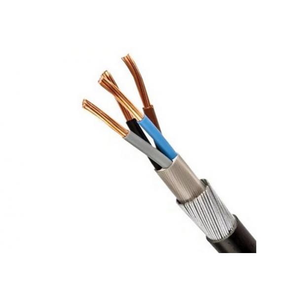 Quality OEM PVC Insulated 16mm 4 Core Armoured Cable , 1KV 16mm 4 Core Electrical Cable for sale
