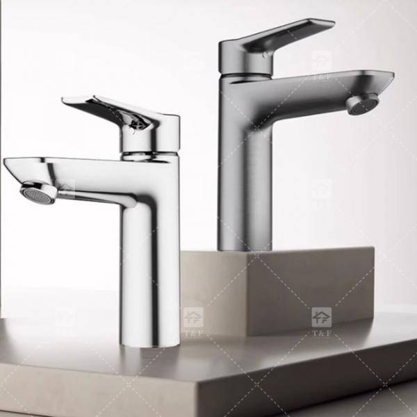 Quality Single Handle Bathroom Washbasin Faucet Hot And Cold Stainless Steel Household for sale