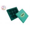 China Festival Chocolate Sweet Gift Boxes Green Color CMYK Pantone Printing factory
