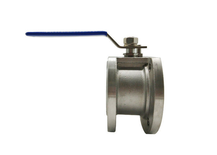 China PN16 Wafer Flanged Ball Valve , DIN Flanged End Ball Valve factory