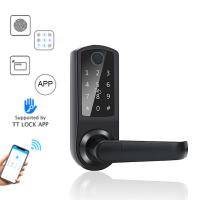 Quality FCC Wifi Code Door Lock 70mm Fingerprint Keypad Door Lock for sale