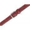 China 2.2 CM Punched Womens Genuine Leather Belt Holes In Water - Dropped With Alloy Pin Buckle factory