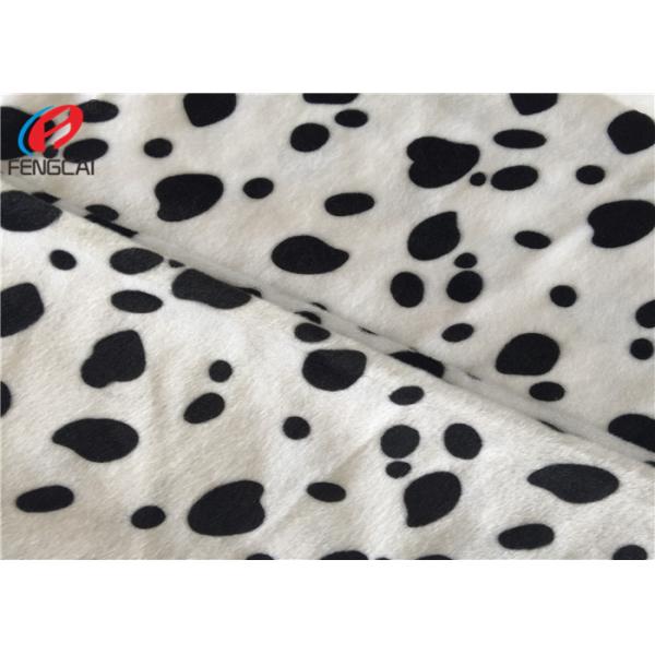 Quality Animal Printed Warp Knitting Polyester Velvet Fabric Brushed Velboa Fabric for sale